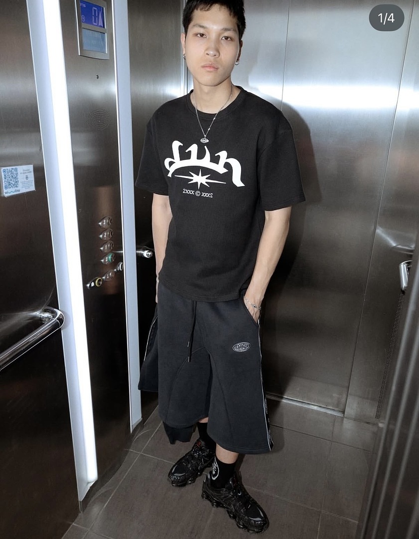 Other ¥79 (Divin…Waffle T-Shirt｜White\Black) - Image 2