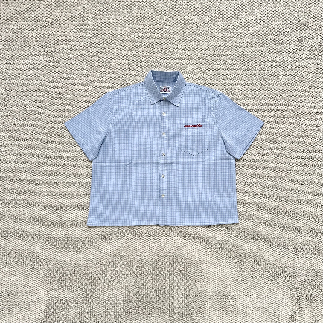 Other 💥¥99 (Experiment 5 Plaid Shirt|Blue)