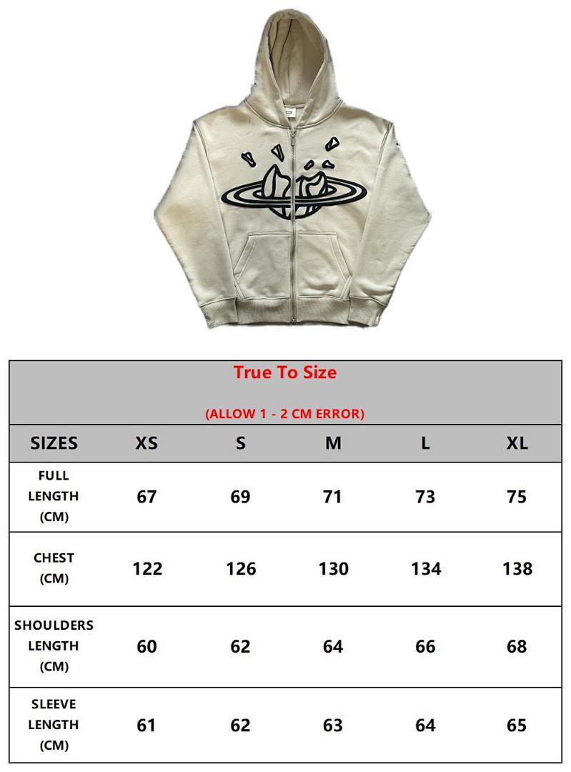Other ¥219 Bone White (Zip Up Hoodie) - Image 4
