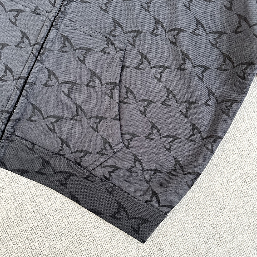 Other 💥99 (Mertra Monogram Zip Hoodie/Dark Grey) - Image 15
