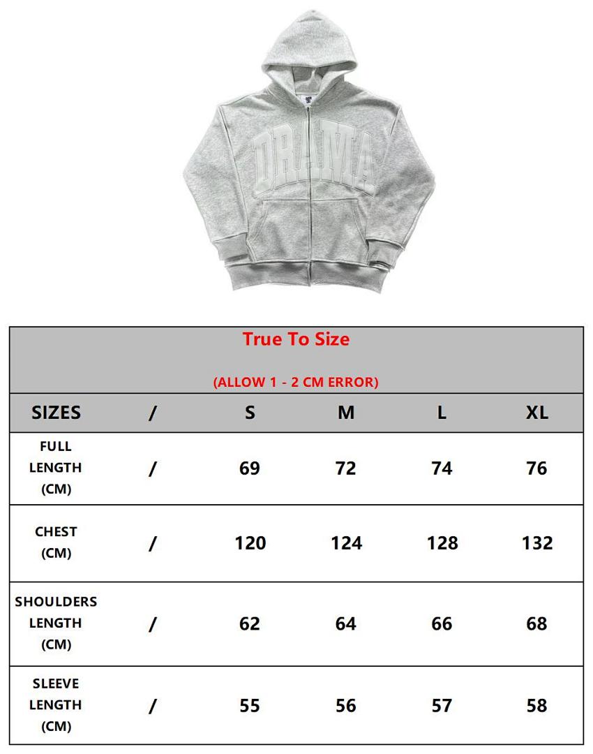 Other ¥384 DC Zip Up Hoodie (Gray/Black) - Image 4
