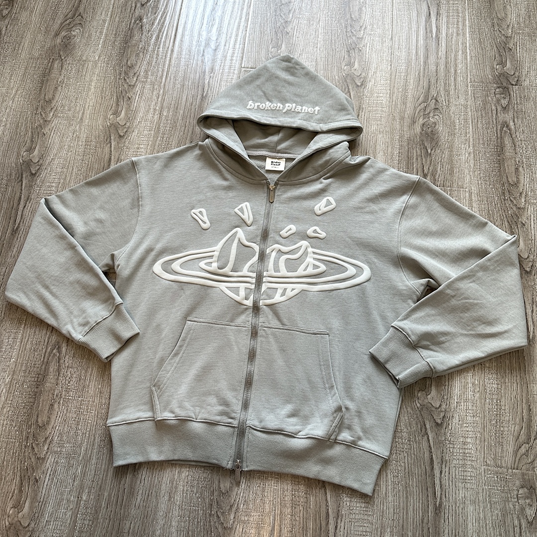 Other ¥384 Stone Grey (Zip Up Hoodie & Straight Leg Sweatpants) - Image 12