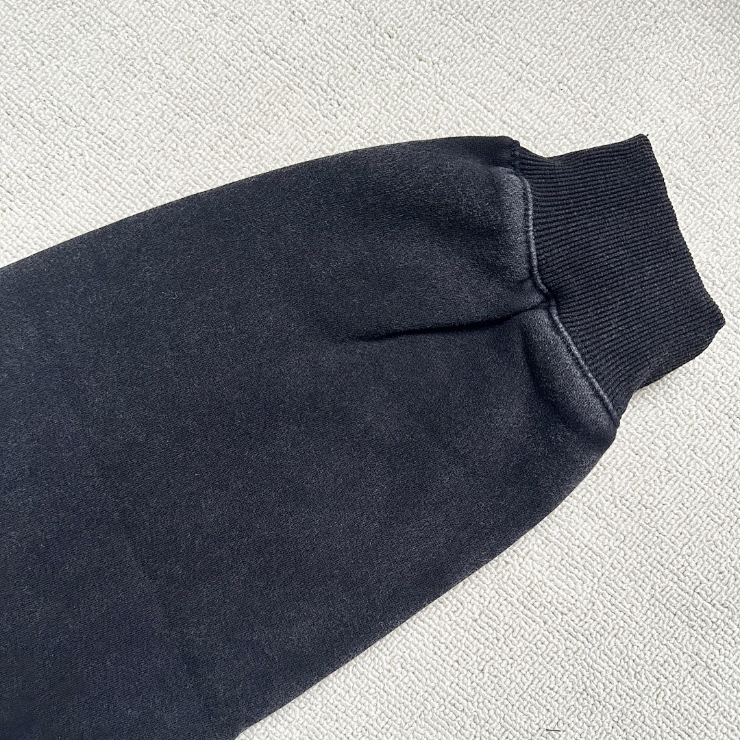 Other 185¥ (Akimbo Basics Washed Zip Hoodie｜Black) - Image 10