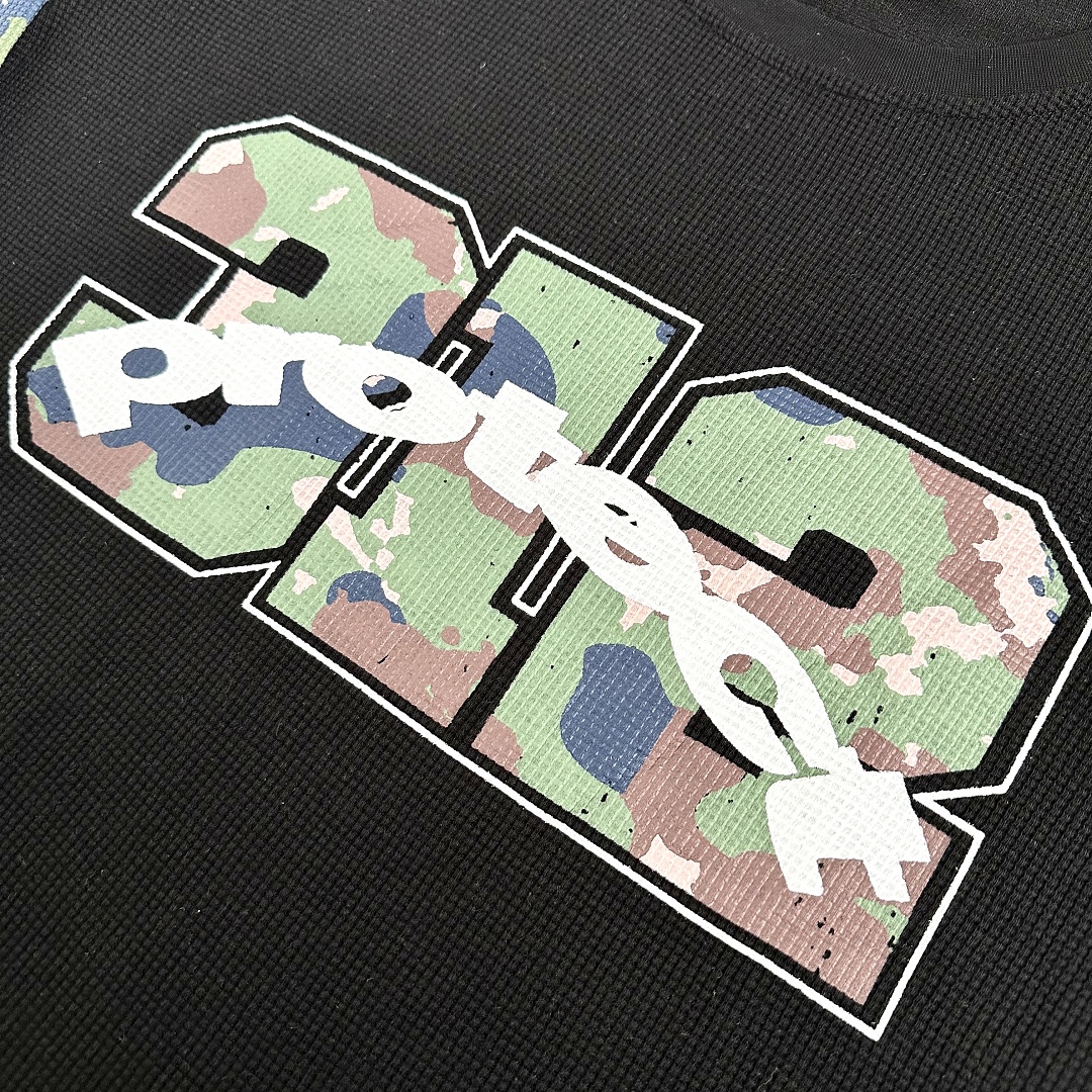 Other ¥145 (Pro…Waffle Crewneck Long- Sleeve Shirt ｜Black Camo/White (White Camo) - Image 14