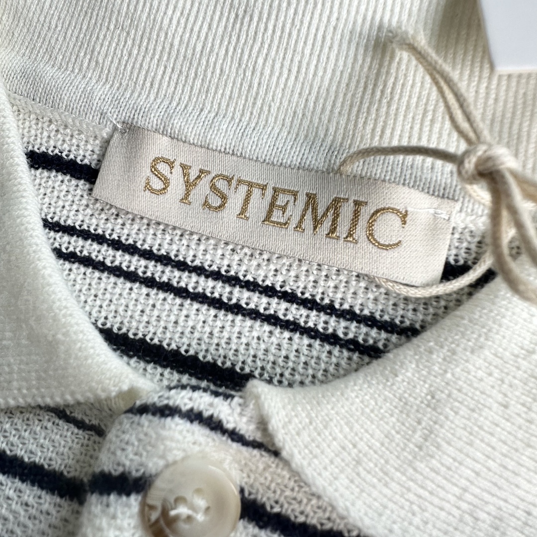 Other ¥175 (Systemi* Sailor Knit Polo｜White/Black) - Image 10