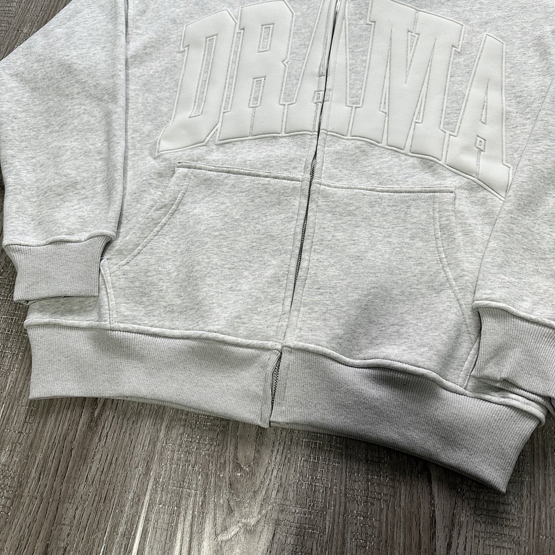 Other ¥384 DC Zip Up Hoodie (Gray/Black) - Image 14