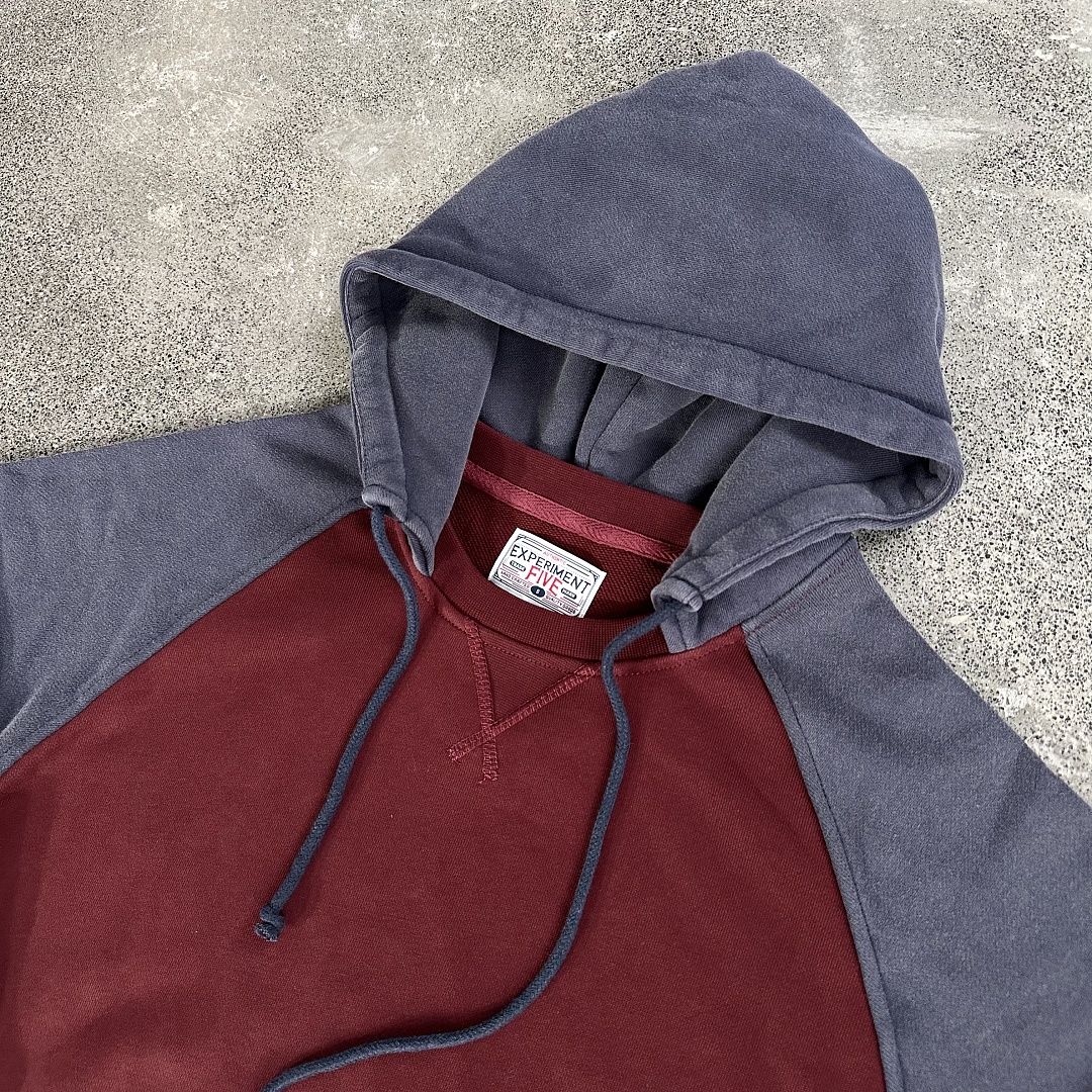 Other ¥239 (Exper…5 Hoodie｜Washed｜Red/Blue) - Image 8