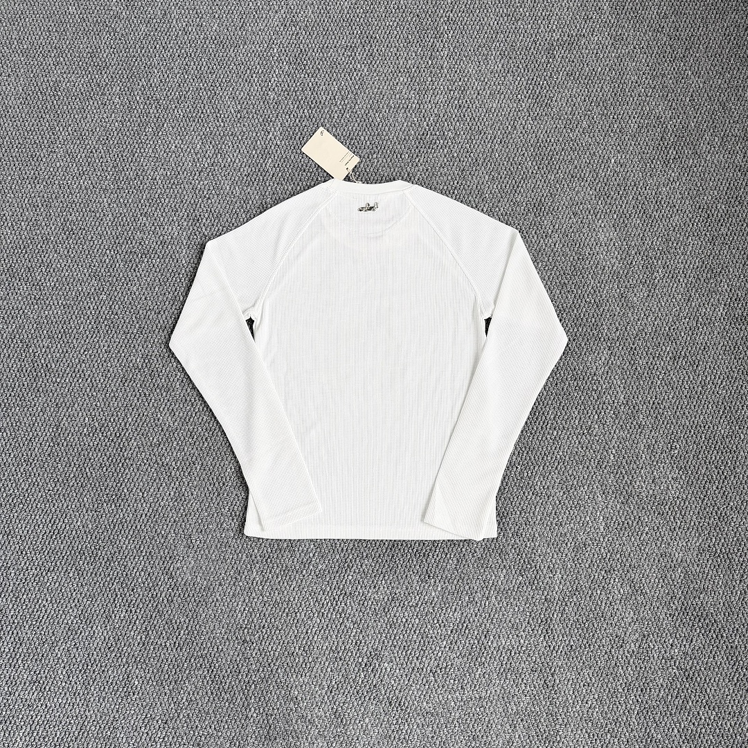 Other ¥109 (Depu… Basics Waffle Long-Sleeve Shirt ｜White｜Black｜Blue) - Image 15