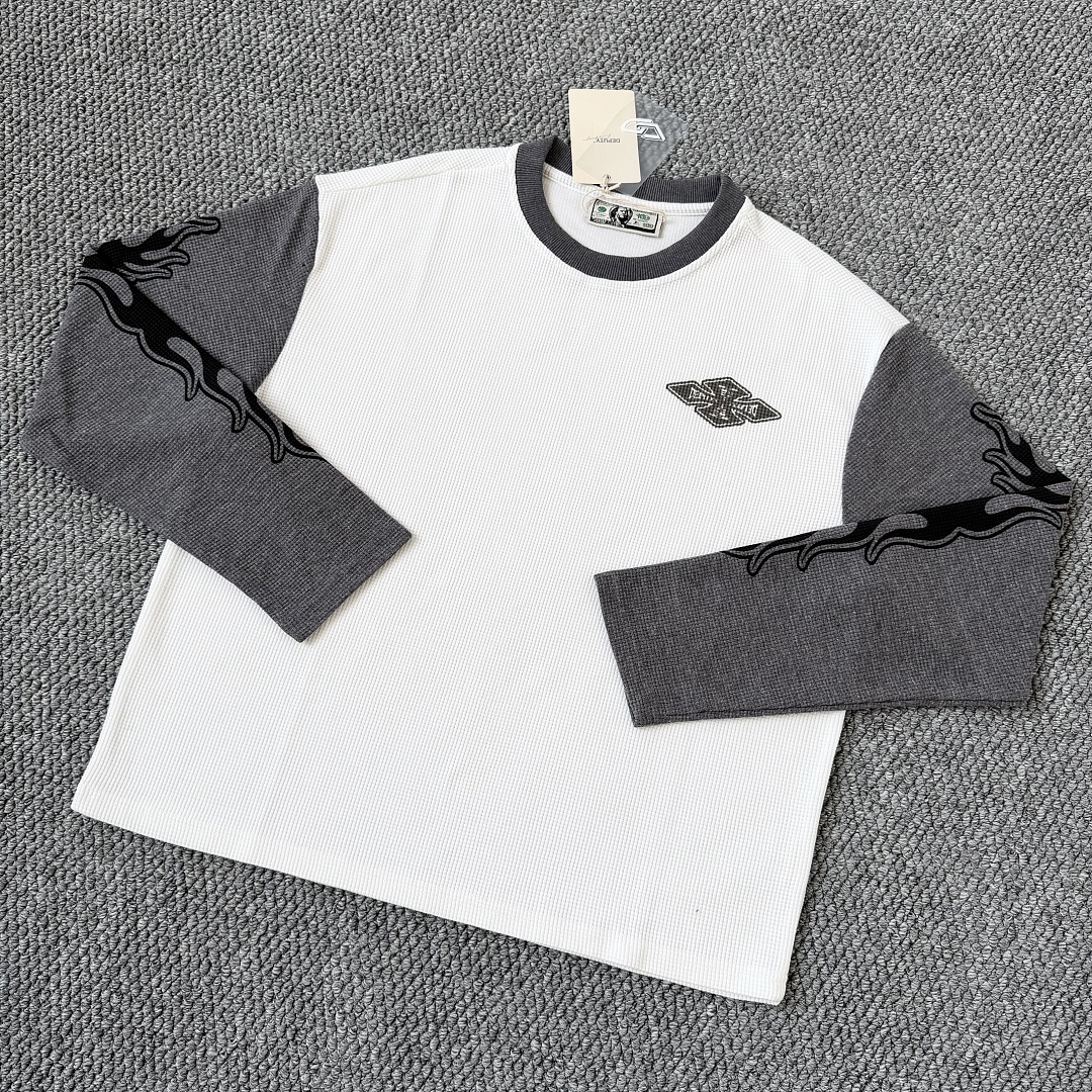 Other ¥139 (Deputy Waffle Longsleeve ｜White/Grey) - Image 8