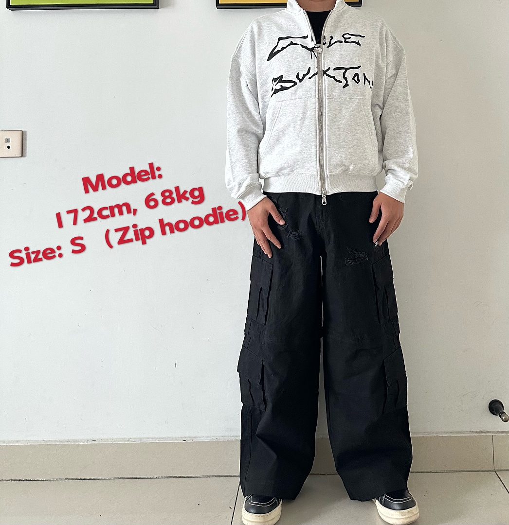 Other 220¥ (Akimbo-Zip Hoodie｜Grey) - Image 2