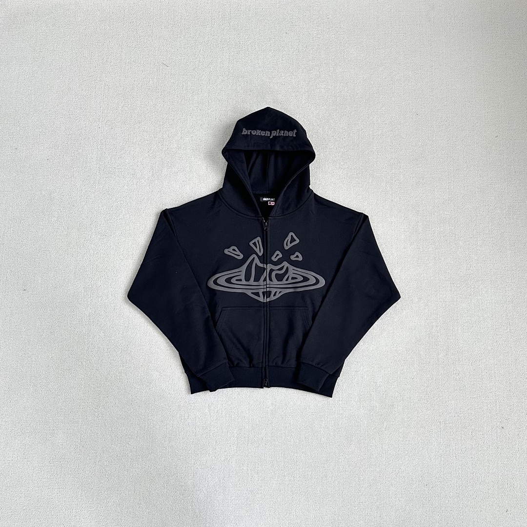 209¥ (BPM-Zip Hoodie｜Black Grey), photo 1