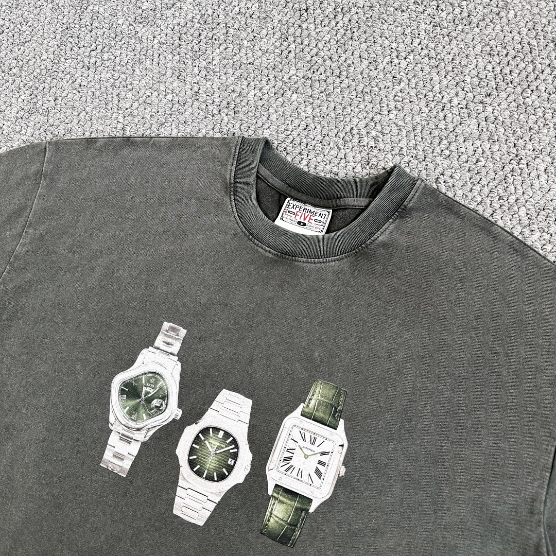 Other ¥98 (Exper...Watch T-Shirt｜Washed Gray) - Image 7
