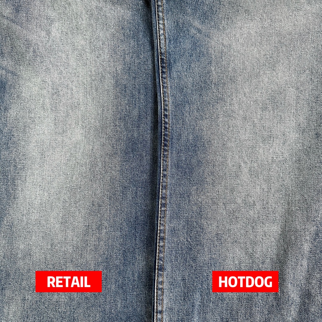 Other ¥209 Denim Jeans (Washed Bue) - Image 6