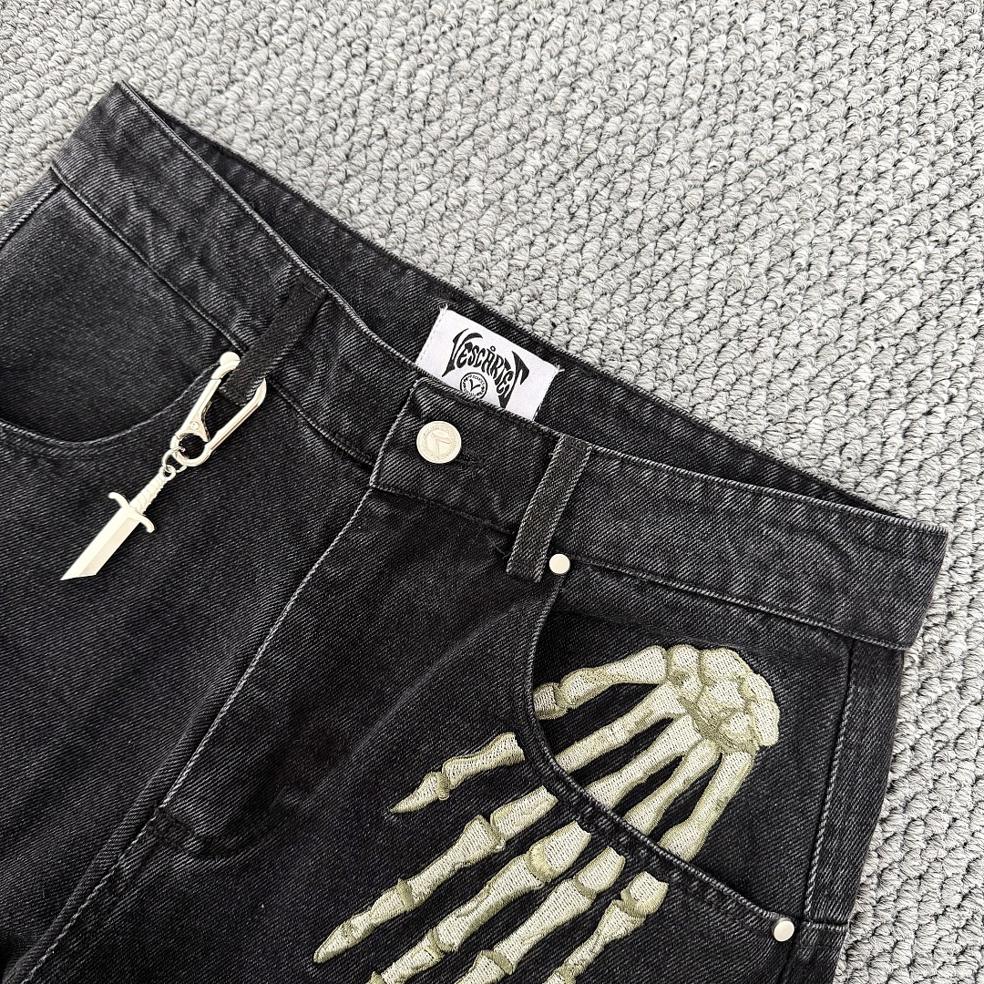 Other 209¥ (Vesc…Smoking Kills Denim Jeans｜Black) - Image 12