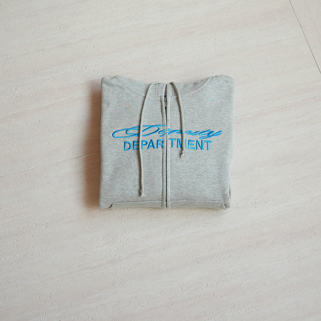 Other ¥220 (Dep..Embroidered Hooded Zip Sweatshirt｜Grey) - Image 7