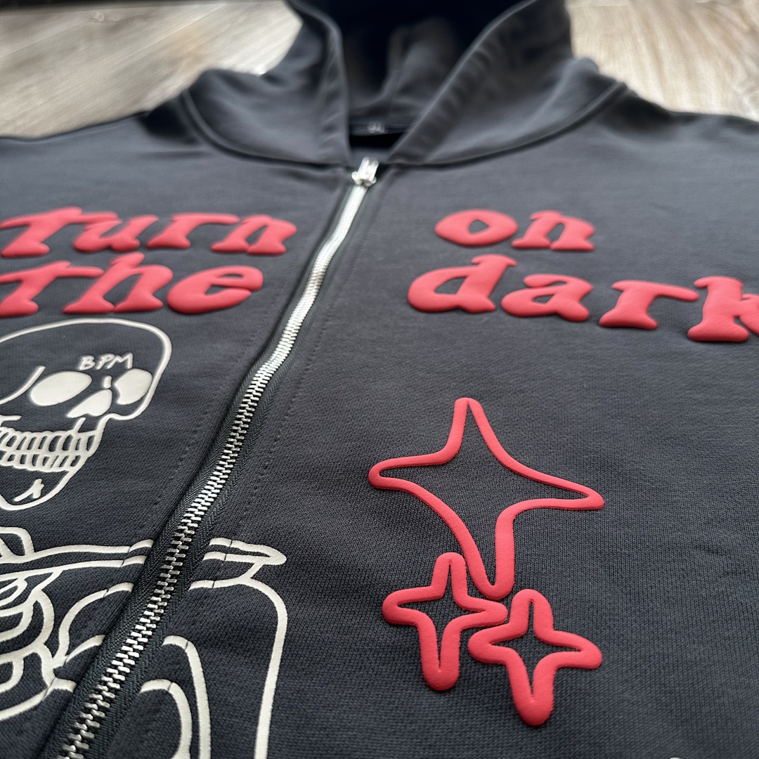 Other 💥¥99 2.0 Turn On The Dark Skeleton Zip Up Hoodie - Image 14