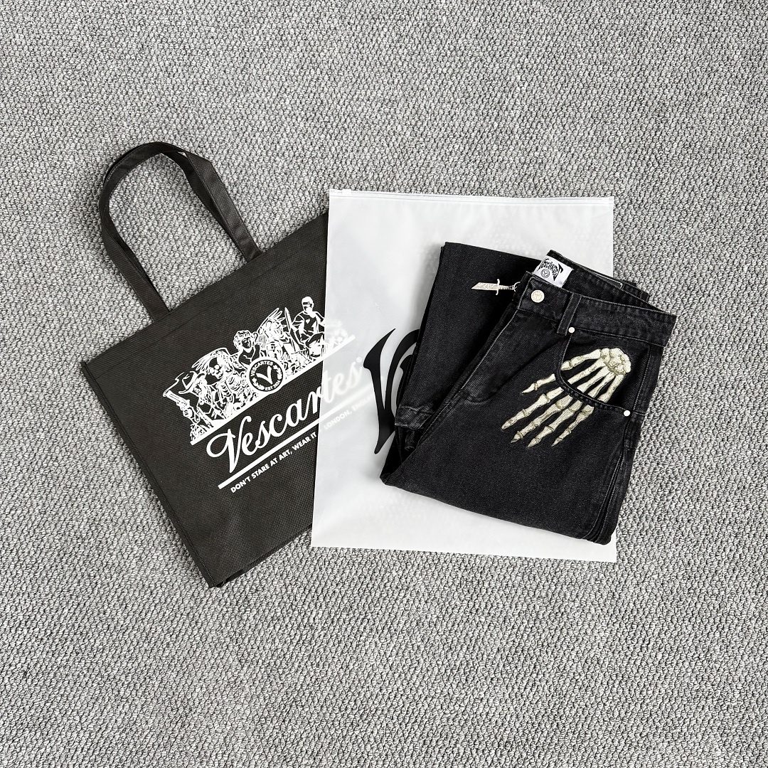 Other 209¥ (Vesc…Smoking Kills Denim Jeans｜Black) - Image 6