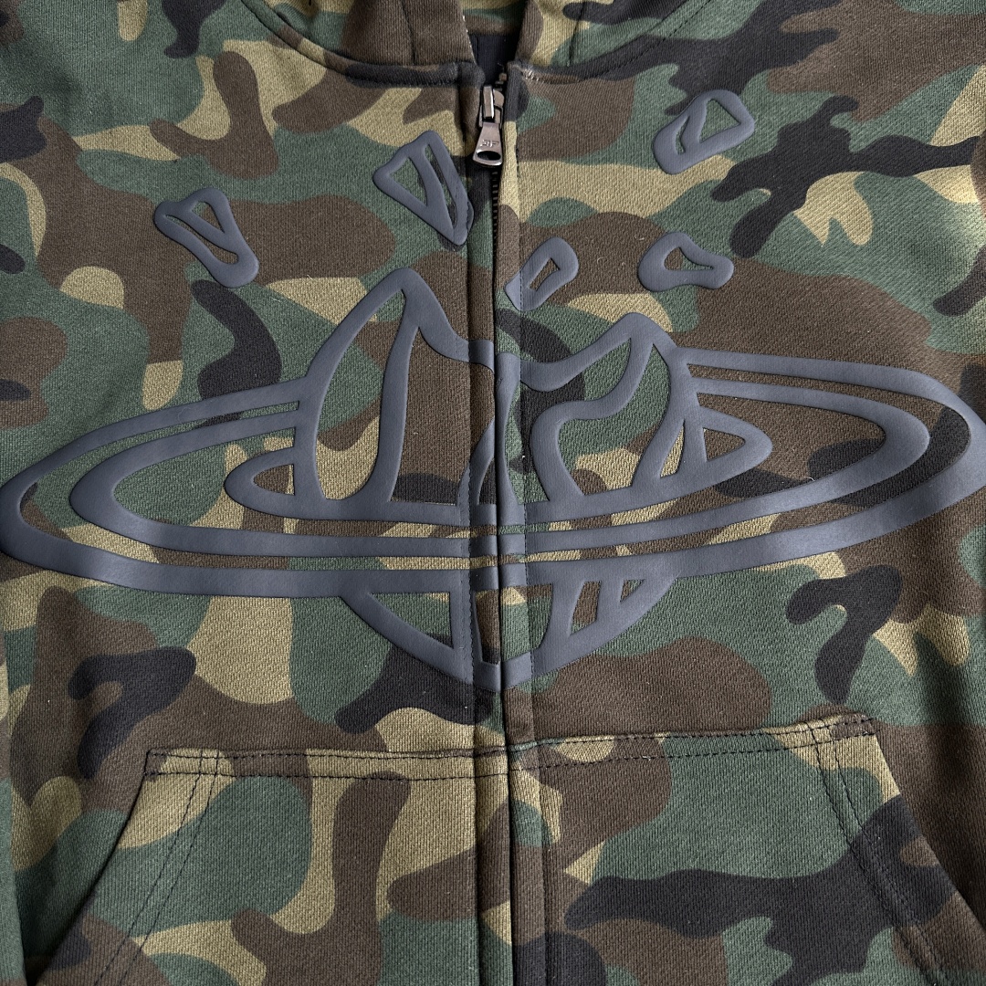 Other ¥255 Camo Zip Up Hoodie - Image 12
