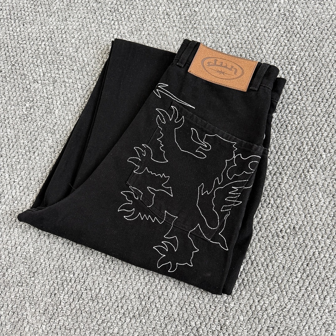 Other ¥195 (Divin…Dark Beast Denim Jeans｜Black) - Image 4