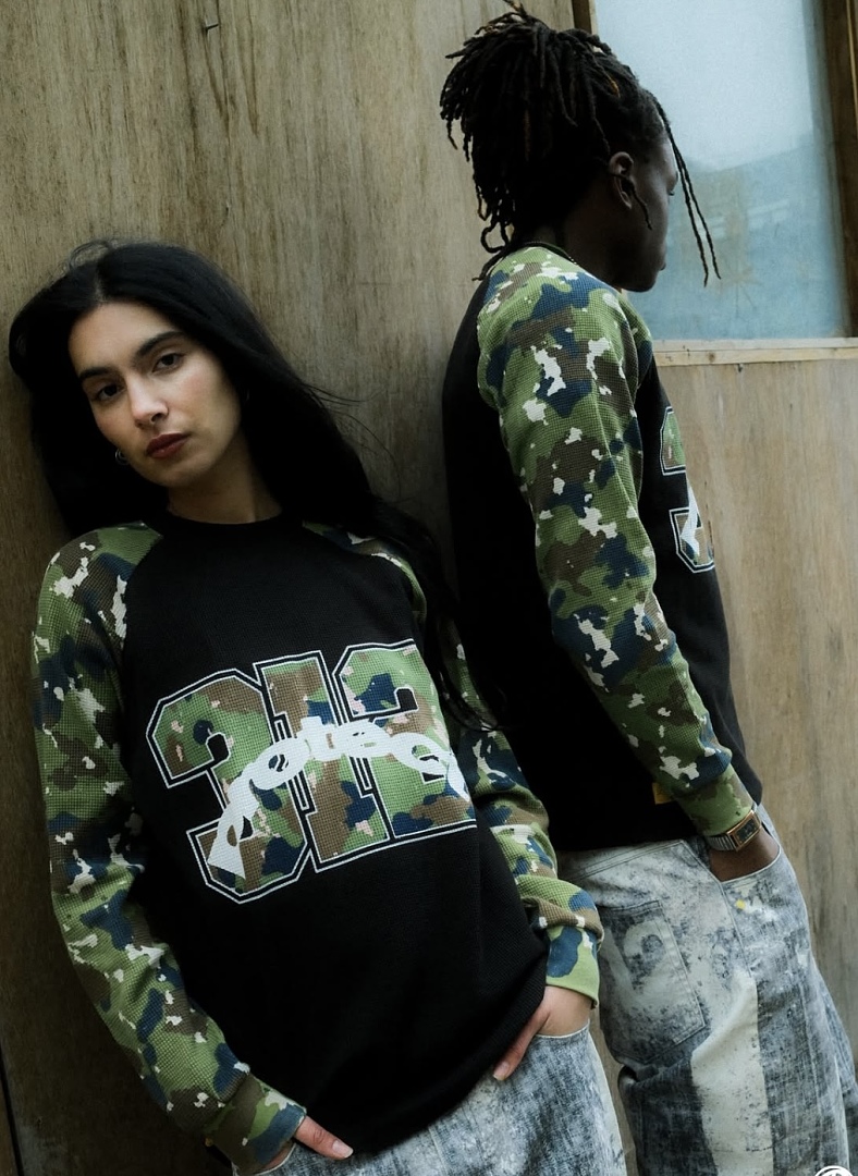 Other ¥145 (Pro…Waffle Crewneck Long- Sleeve Shirt ｜Black Camo/White (White Camo) - Image 42