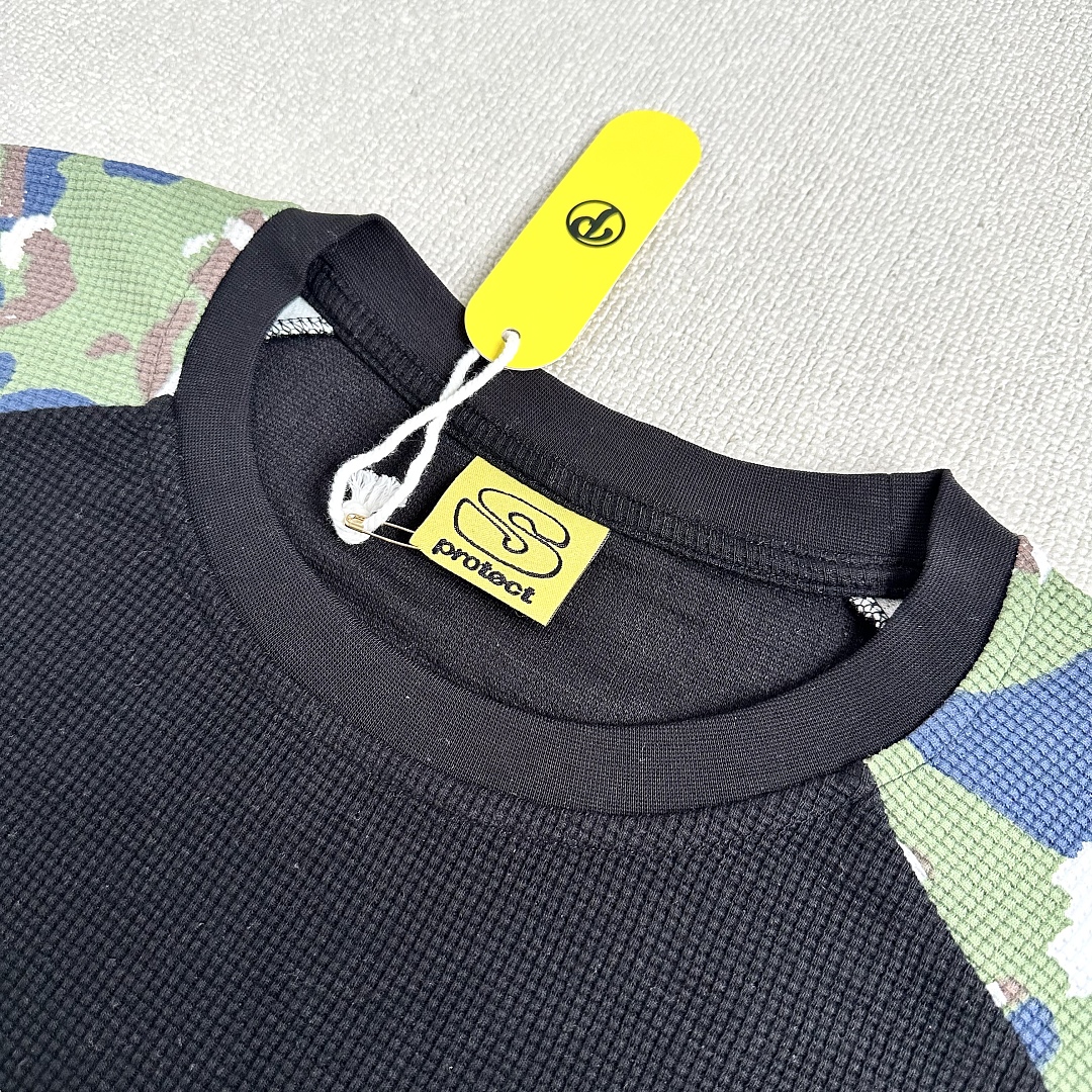 Other ¥145 (Pro…Waffle Crewneck Long- Sleeve Shirt ｜Black Camo/White (White Camo) - Image 12