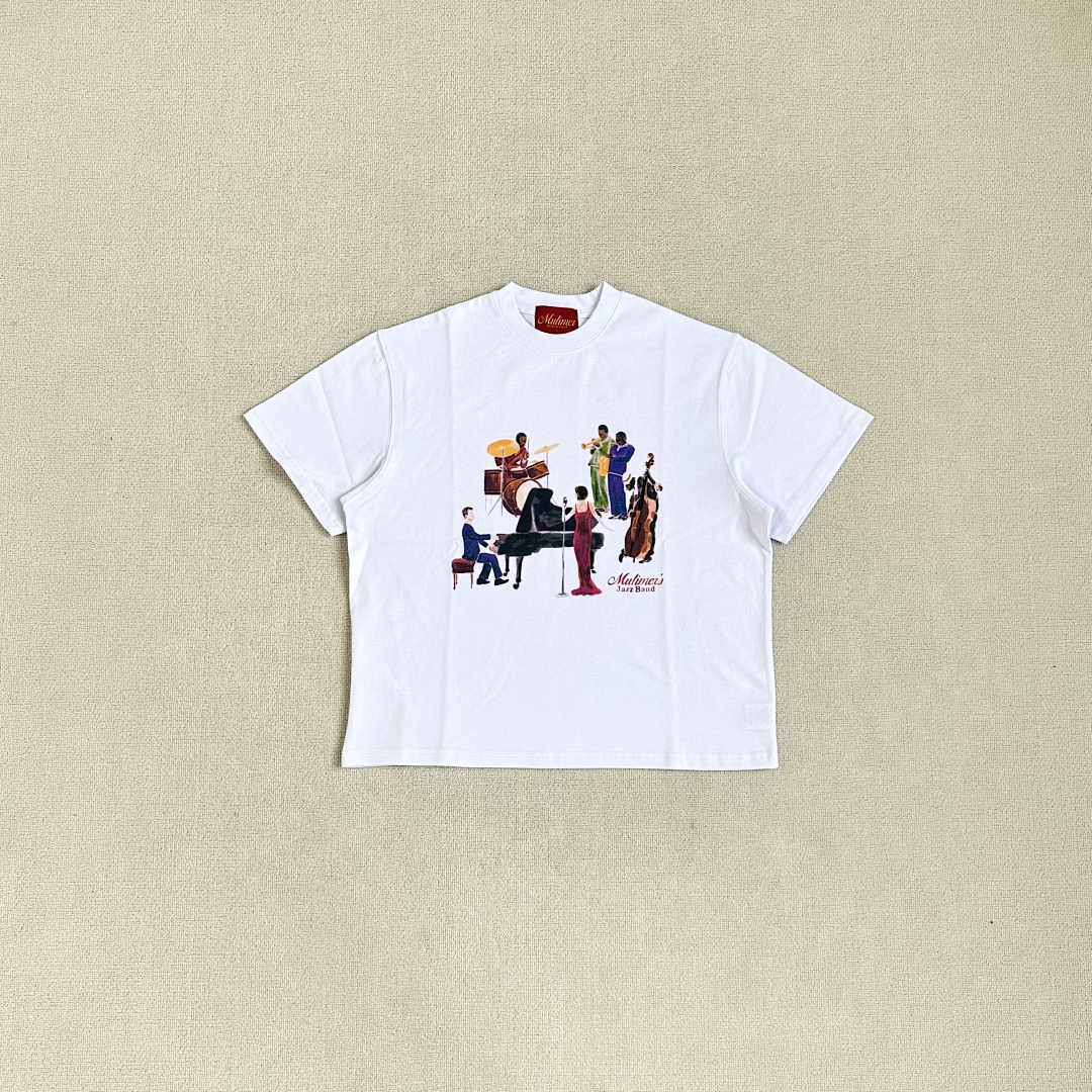 Other ¥89 (Mutim..Jazz Band Tee｜White), photo 1