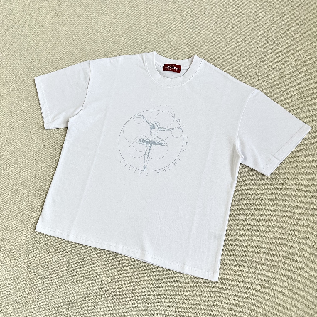 ¥89 (Mutime* Ballet T-Shirt｜White), photo 1