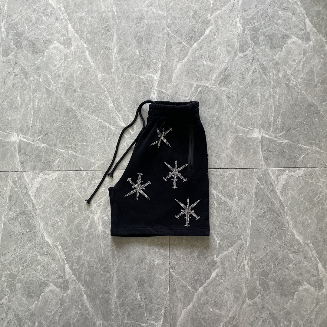 Other ¥185 Unknown London Dagger Rhinestone Shorts - Image 4