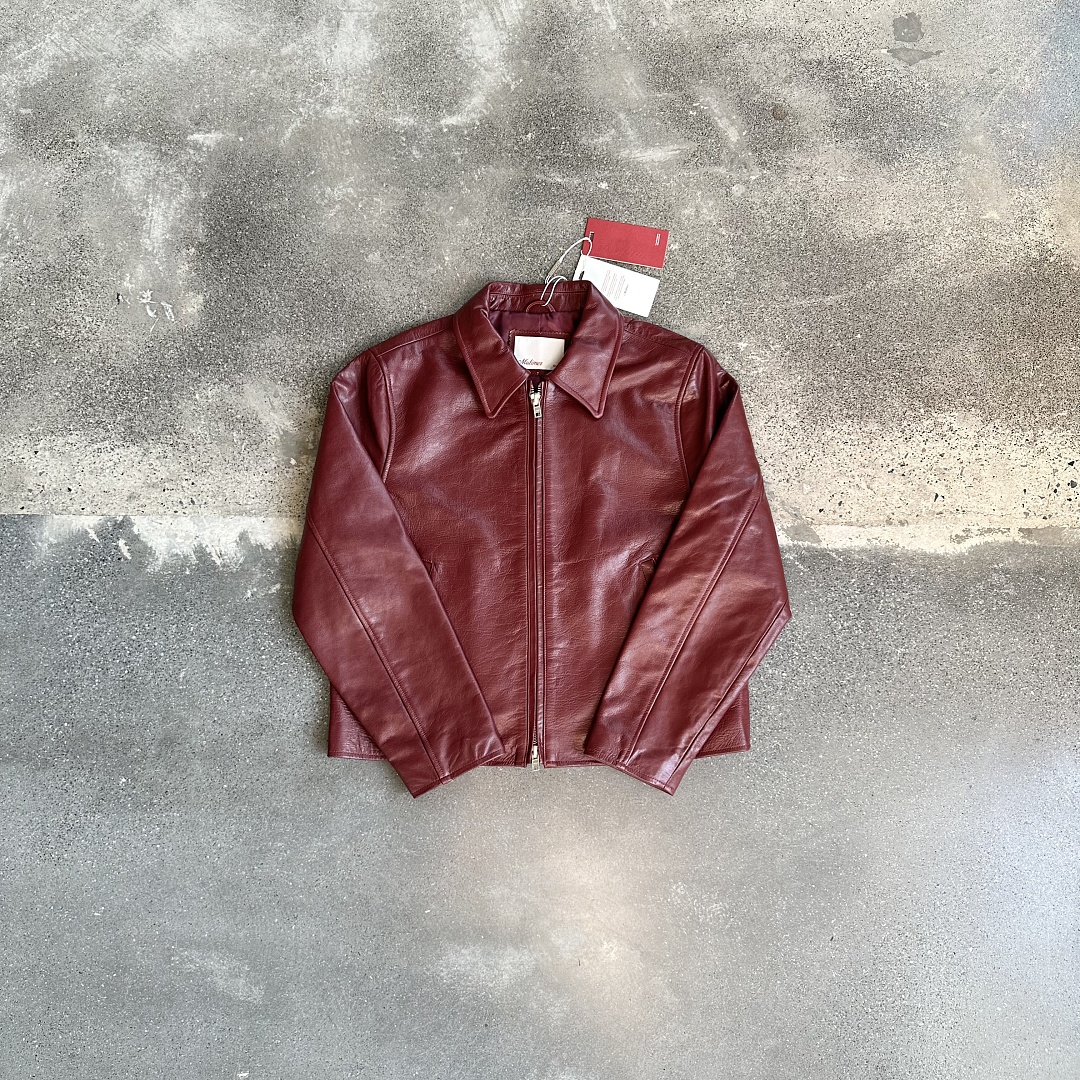 Other ¥1189 Mutim** Cowhide Leather Jacket ｜Bordeaux, photo 1