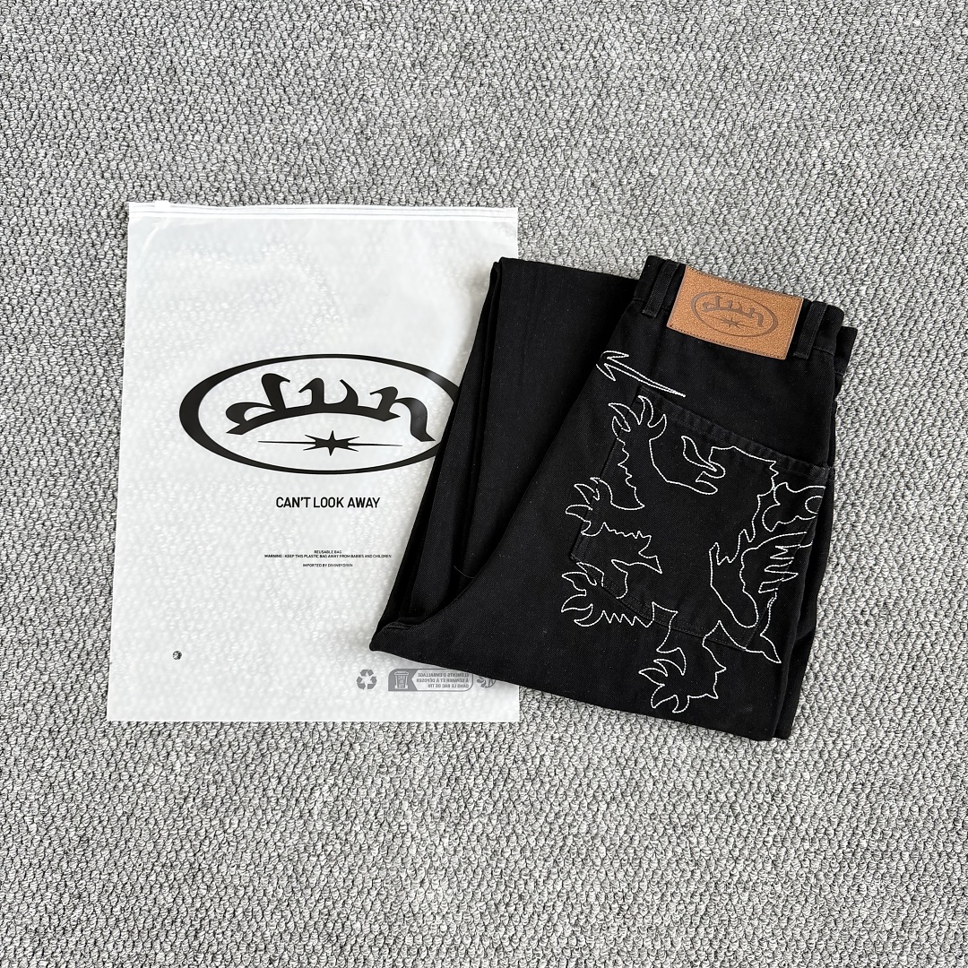 Other ¥195 (Divin…Dark Beast Denim Jeans｜Black) - Image 3