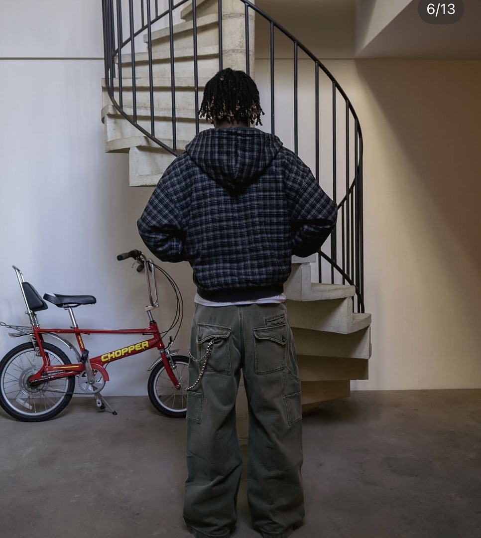 Other 289¥ (Exp…5 Reversible Plaid Zip Hoodie｜Washed Black) - Image 28