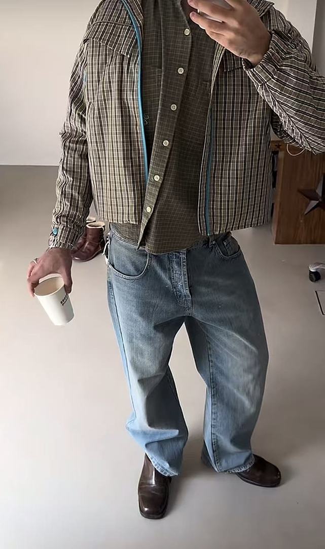 Other ¥189 (Systemi* SoHo Lounge Flannel Shirt｜Green) - Image 19