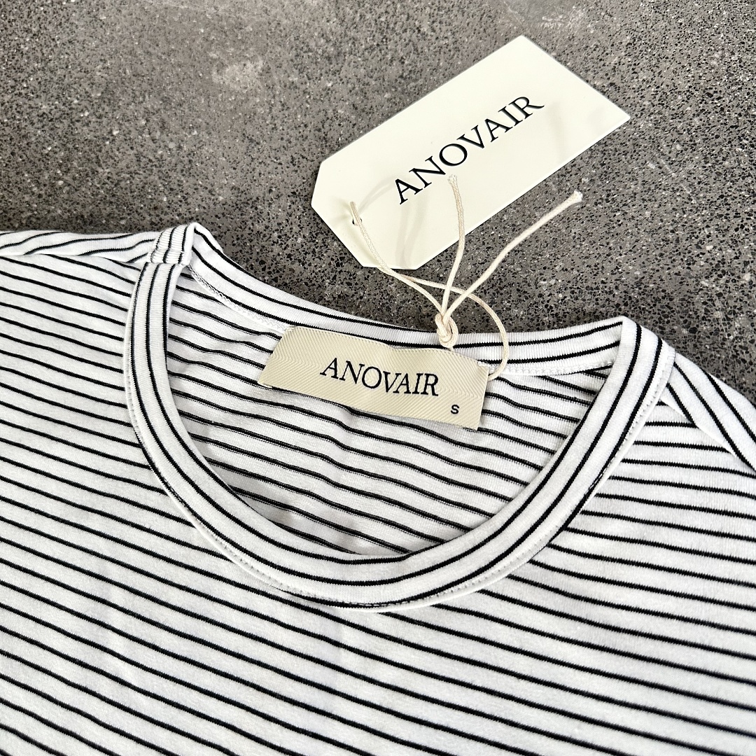 Other ¥85 (Anovai* Breton Striped Shirt｜Black) - Image 9