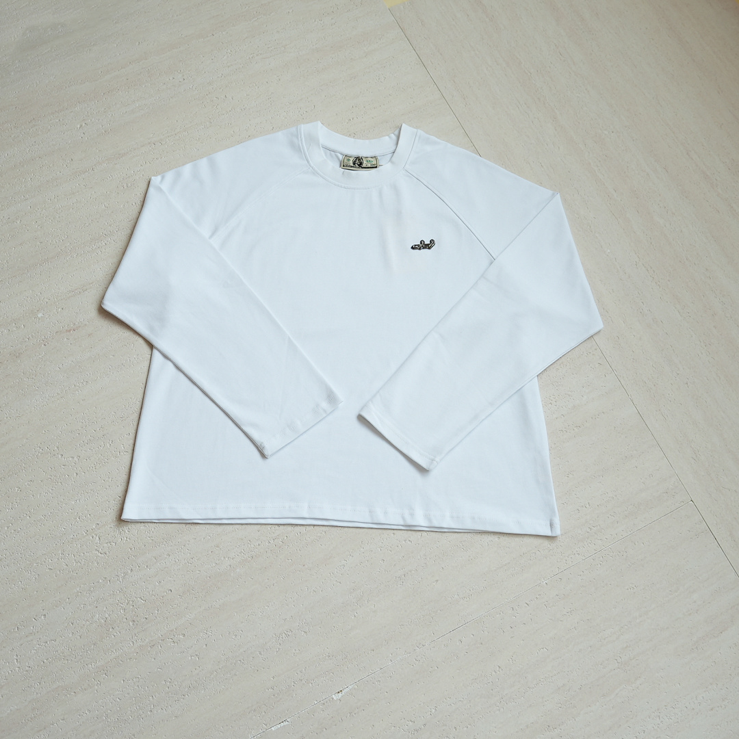 ¥115 (D....Small Label Long Sleeve T-Shirt｜White), photo 1