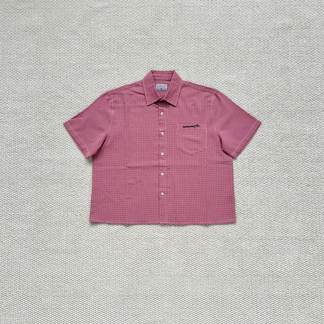 Other 💥¥99 (Experiment 5 Plaid Shirt｜Rose Red), photo 1