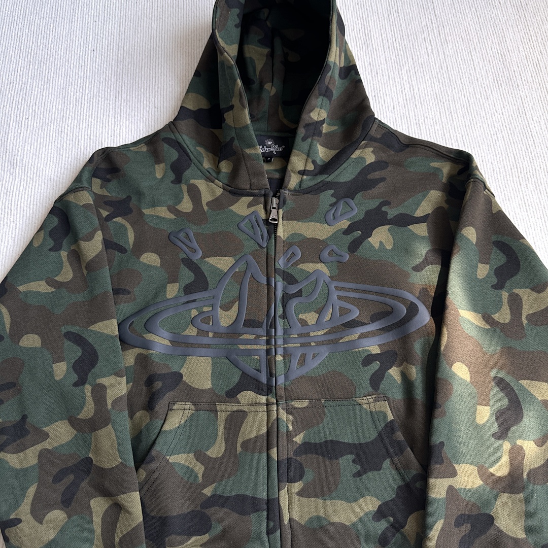 Other ¥255 Camo Zip Up Hoodie - Image 9