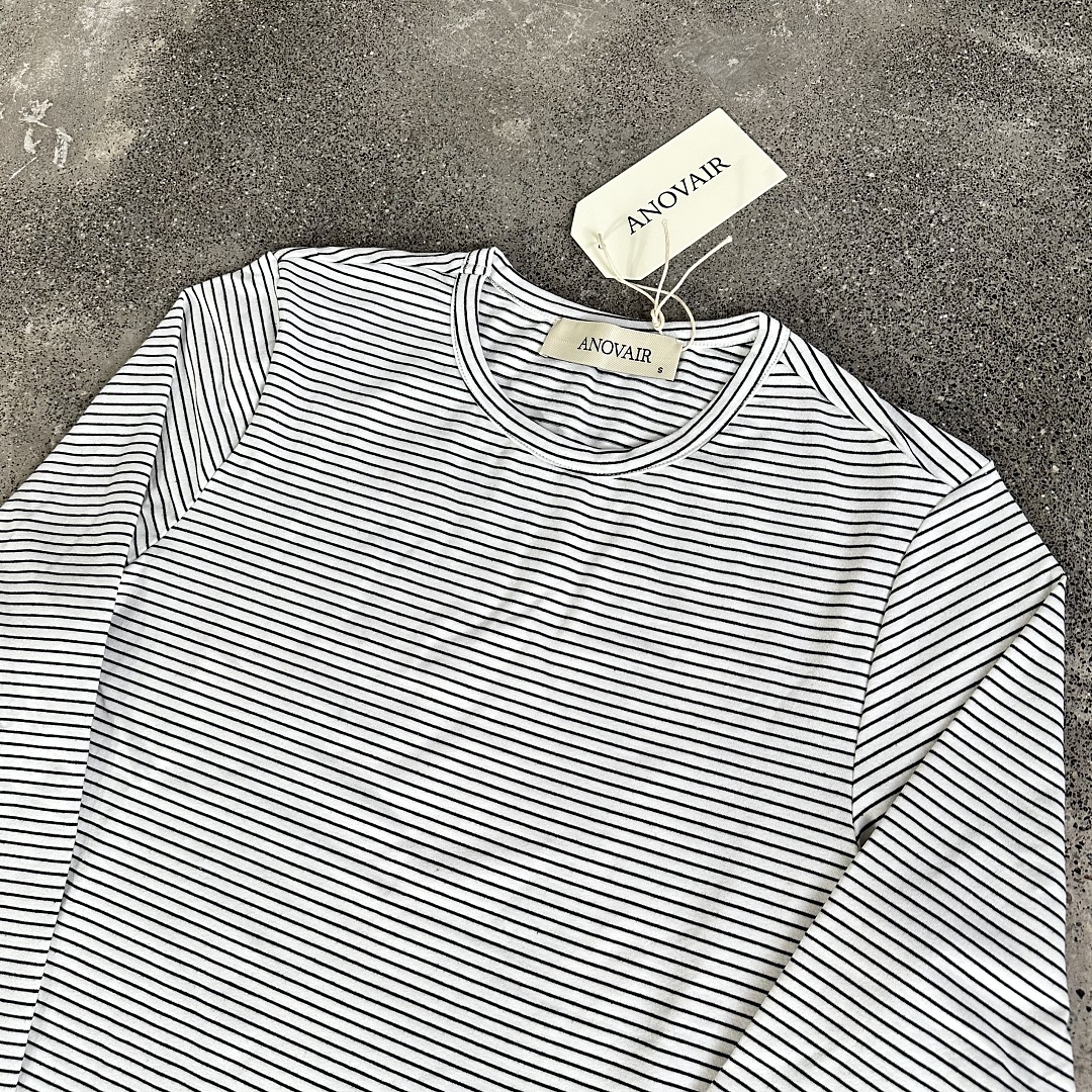 Other ¥85 (Anovai* Breton Striped Shirt｜Black) - Image 8