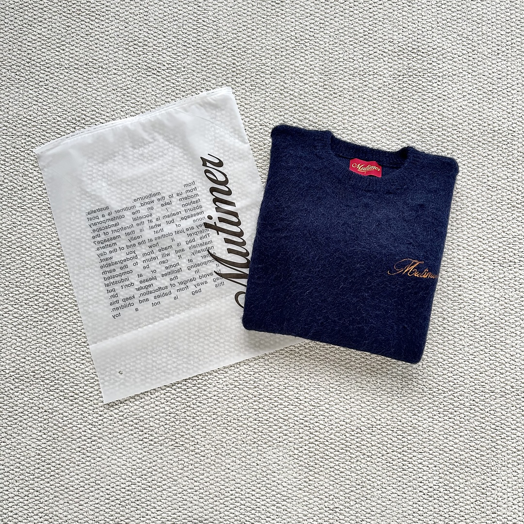 Other ¥185 (Muti…Mohair Knit｜Navy Blue) - Image 6