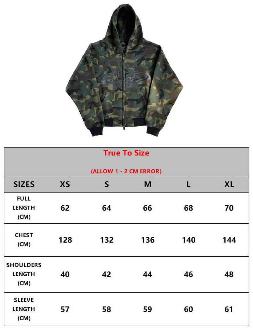 Other ¥255 Camo Zip Up Hoodie - Image 3