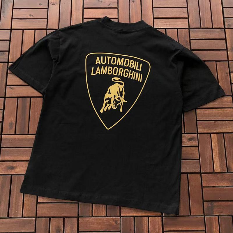 Other ~95 B🔥L🔥🔥🔥IA🔥A & LAMBORGHINI T-SHIRT 77011416 (Im 176CM 58KG Iwear Size S In The Photo), photo 1