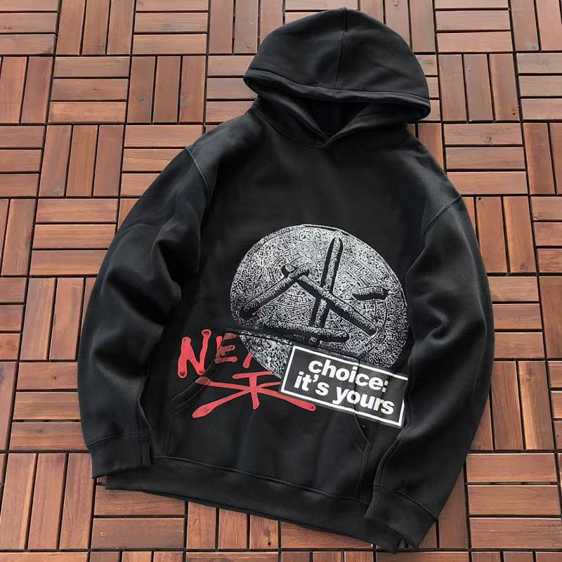 ~129 TRAVIS SCOTT HOODIE FLEECE 33122940 (Im 180CM 68KG Iwear Size M In The Photo), photo 1