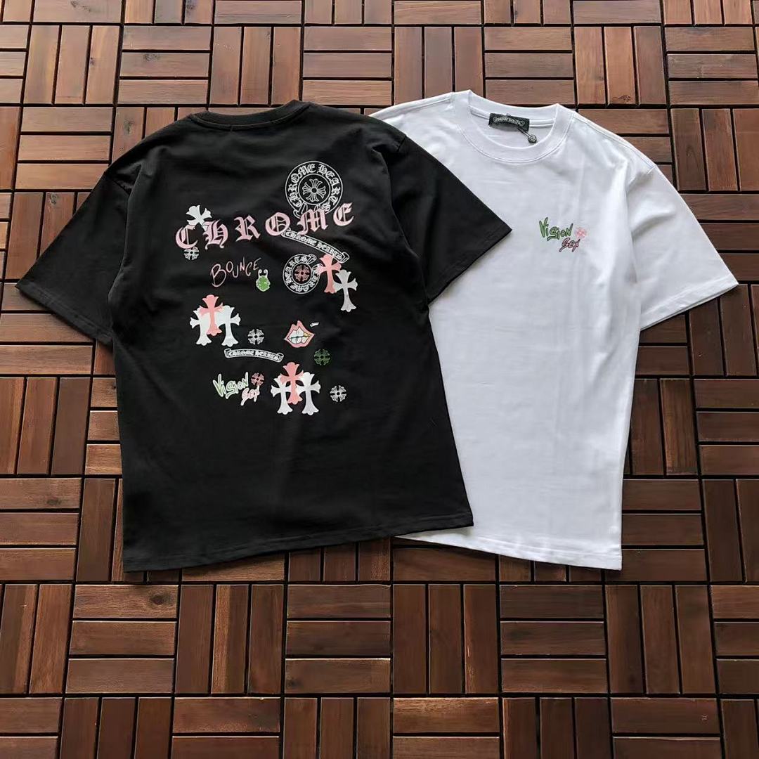 Chanel Chanel ~115 CH🔥OM🔥 HE🔥RTS T-SHIRT 11092525 (Im 180CM 68KG Iwear Size S In The Photo), photo 1