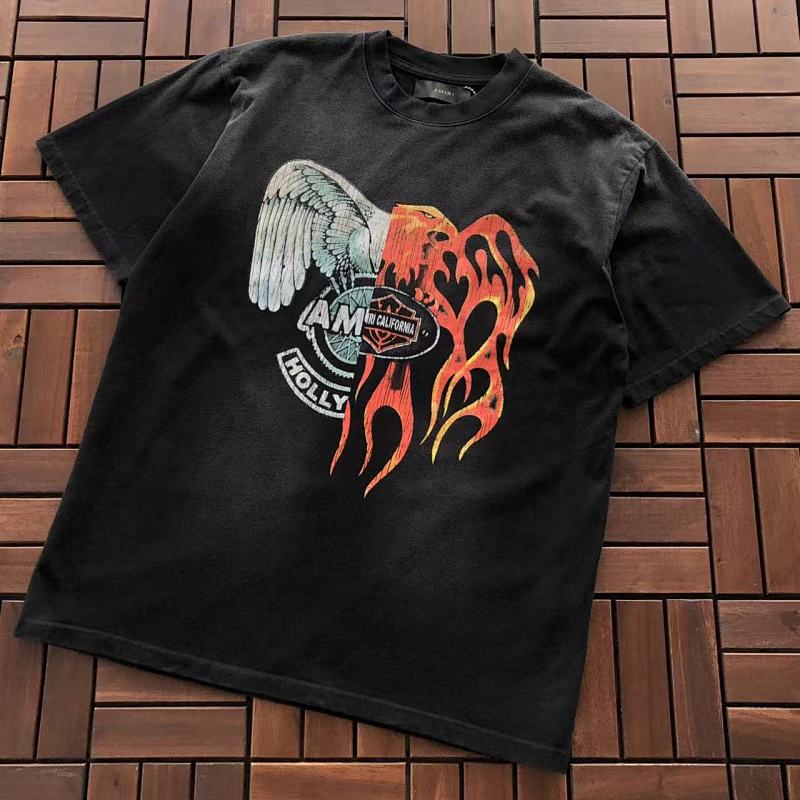 AMIRI ~86 AMIRI T-SHIRT 77032509 (Im 176CM 58KG Iwear Size M In The Photo)