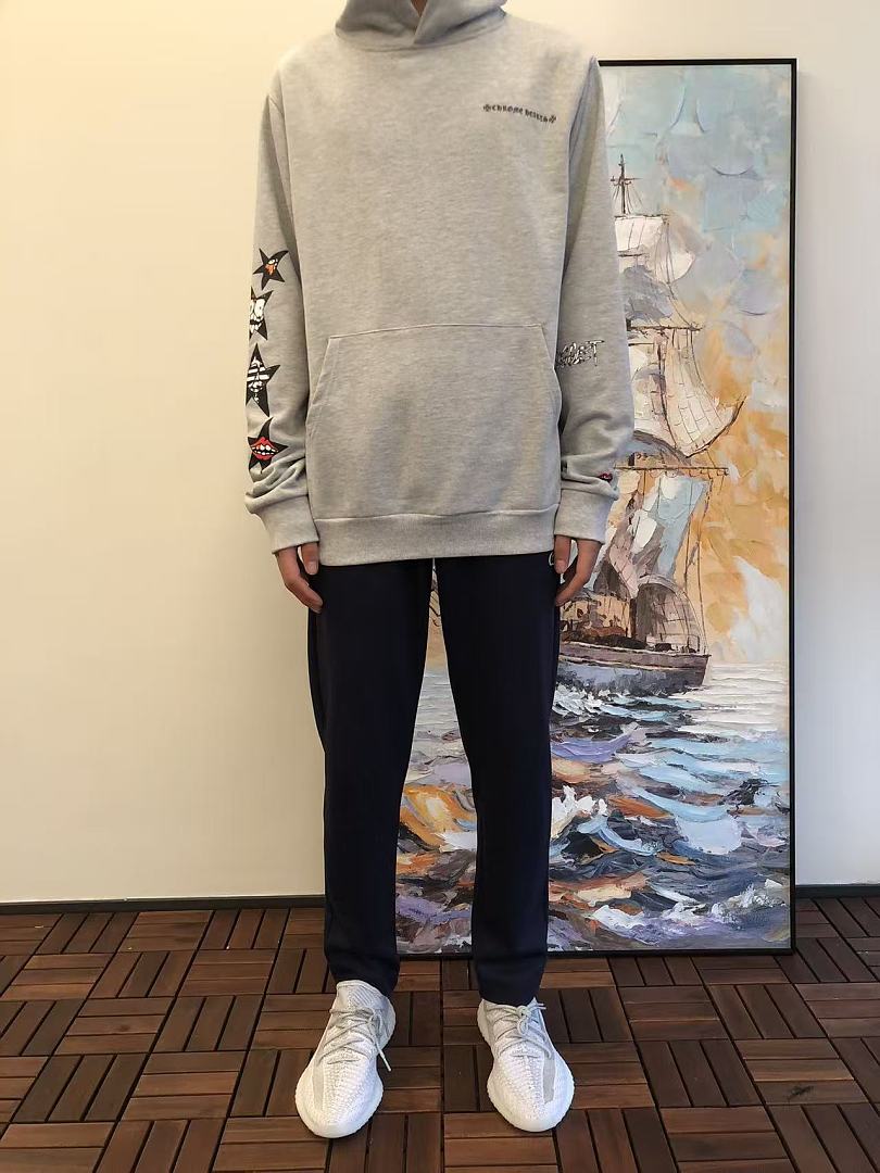 Other ~149 CH🔥OM🔥 HE🔥RTS HOODIE 33120513 (Im 176CM 58KG Iwear Size M In The Photo) - Image 3