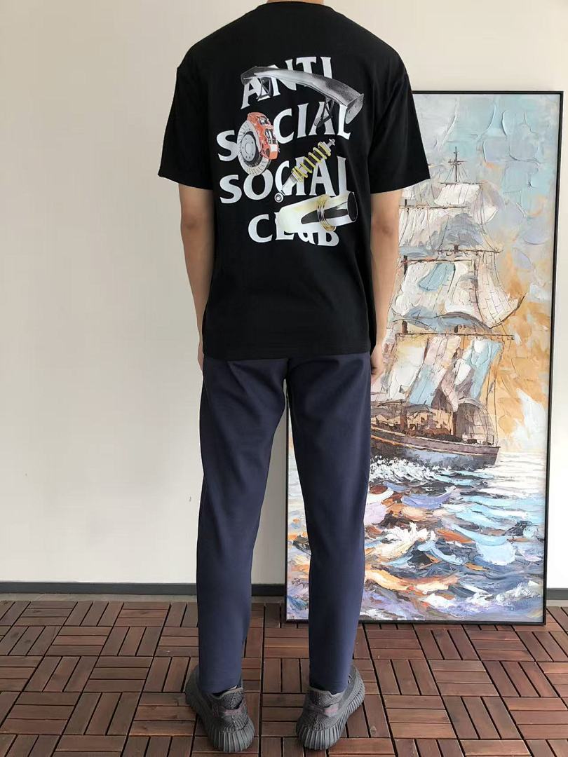 On Running ~ 85 ANTI SOCIAL CLUB T-SHIRT 55041122 (Im 185CM 70KG Iwear Size L In The Photo) - Image 4