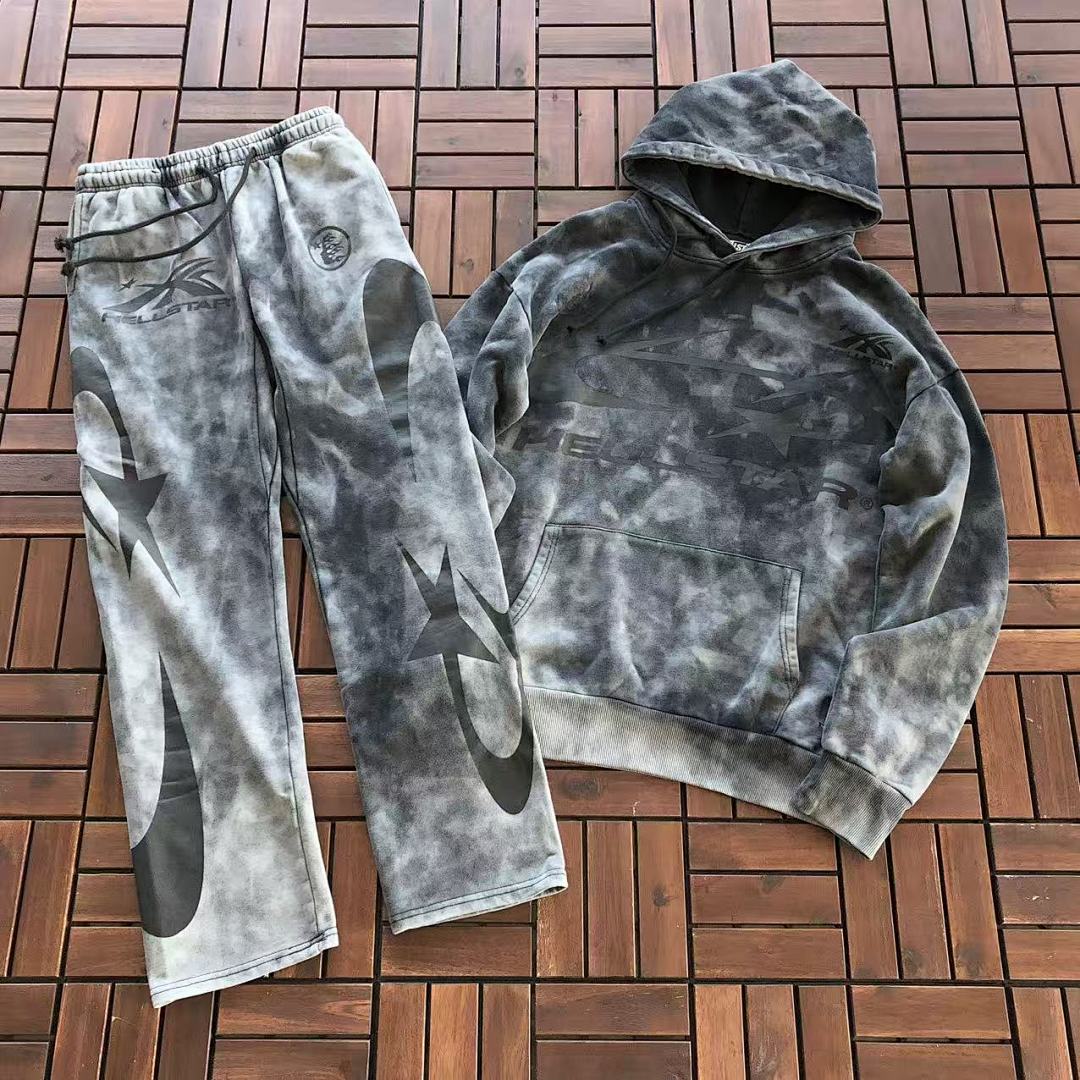 Other TOP~175 PANTS~169 HELLSTAR HOODIE TROUSERS 11110538 (Im 170CM 60KG Iwear Size S In The Photo), photo 1