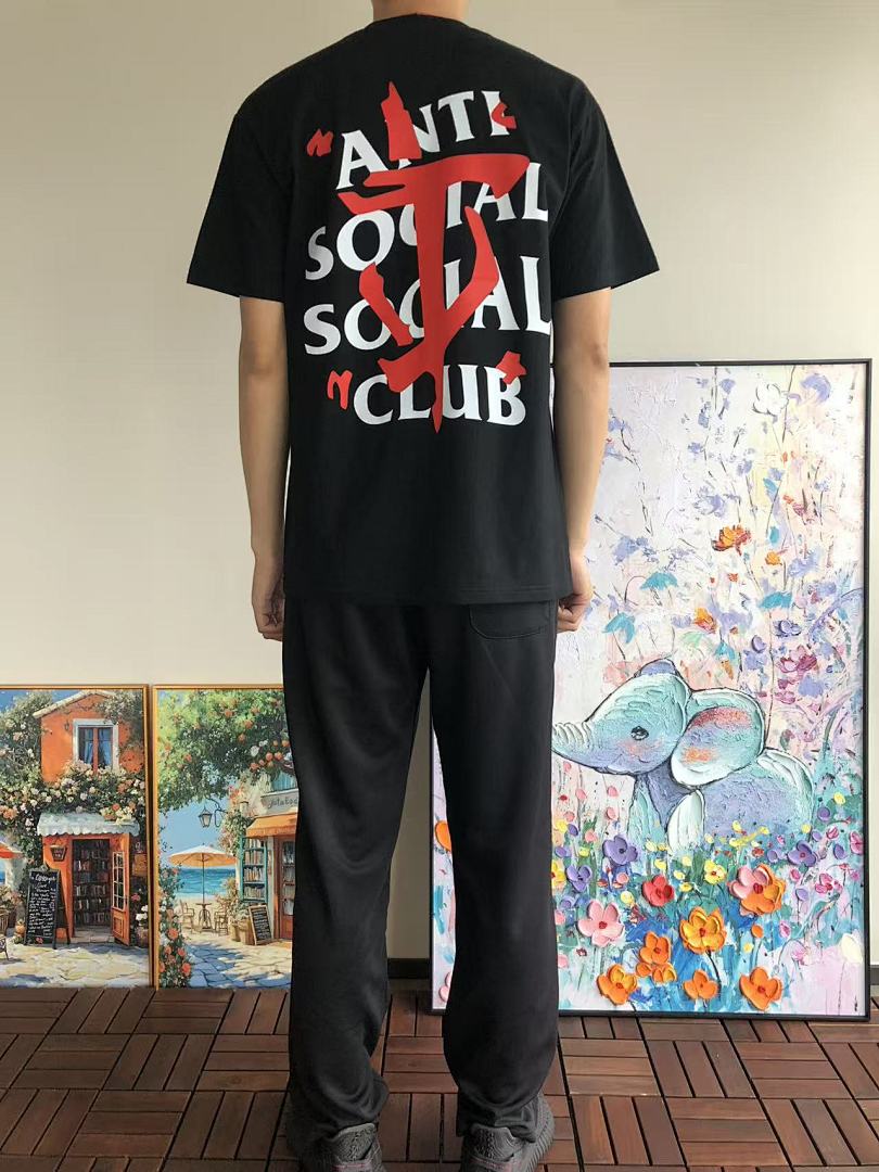 On Running ~85 ANTI SOCIAL CLUB T-SHIRT 11092892 (Im 180CM 68KG Iwear Size L In The Photo) - Image 4