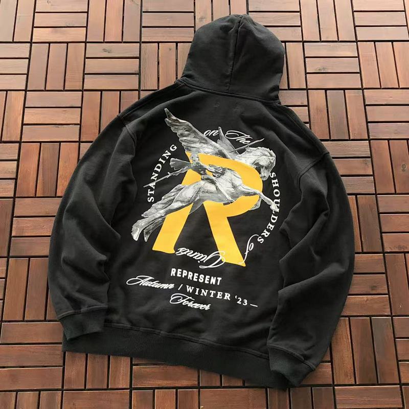 Other ~135 REPRESENT HOODIE 33120148 (Im 176CM 58KG Iwear Size M In The Photo), photo 1
