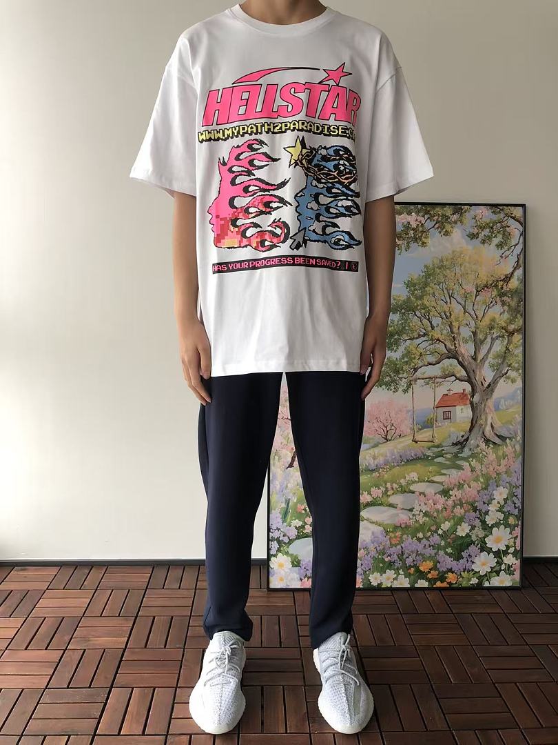 Other ~109 HELLSTAR T-SHIRT 66030447 (Im 176CM 58KG Iwear Size M In The Photo) - Image 6
