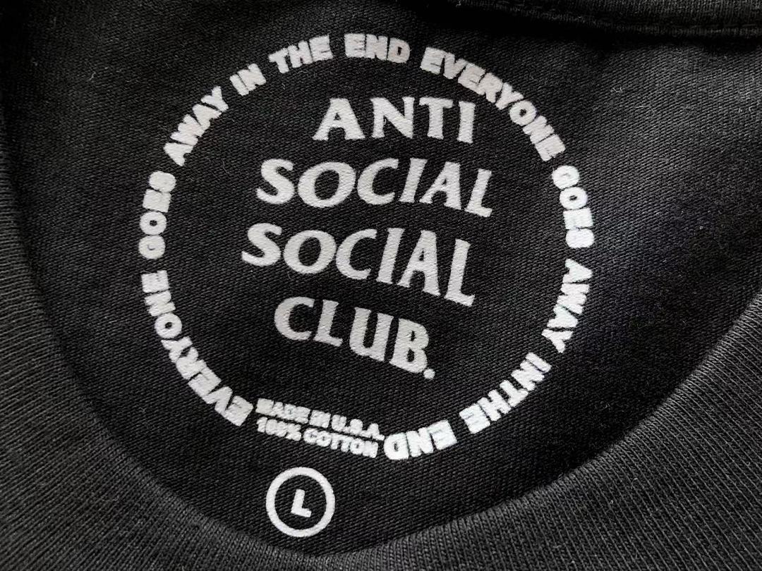 On Running ~85 ANTI SOCIAL CLUB T-SHIRT 11092864 (Im 180CM 68KG Iwear Size L In The Photo) - Image 21